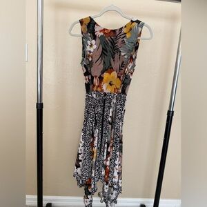 Roz & Ali Multicolor Sleeveless Dress